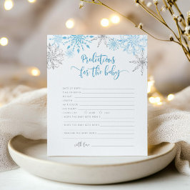 ベビーカードの青色銀雪片の予測