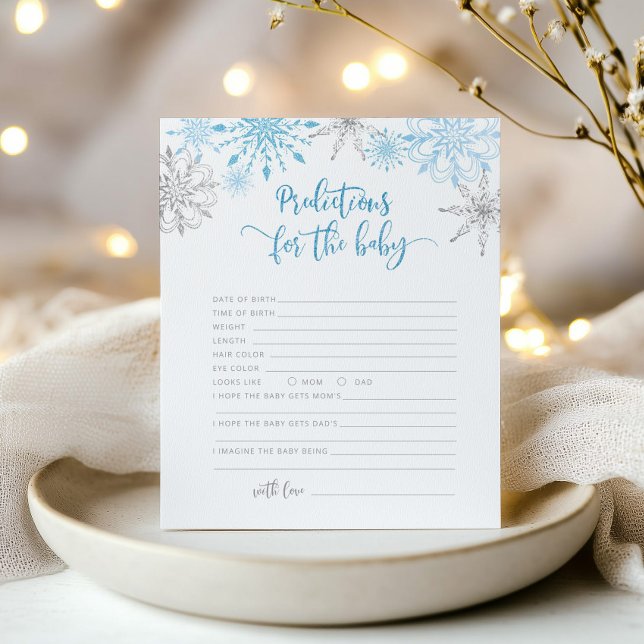 ベビーカードの青色銀雪片の予測 (クリエイターアップロード済み)