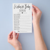 ベビーカードの願い チラシ (ハンドル)