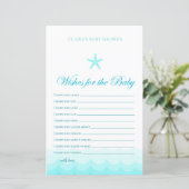 ベビーカードの願い – ベビーシャワーゲーム (スタンド正面)