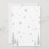 ベビーカードの願い、青い少年ベビーシャワーゲーム 招待状 (裏面)