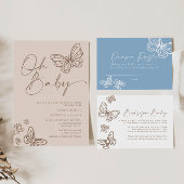 ベビーカードデイジーブルー ノートカード