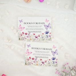 ベビーカードバタフライフローラ用ブック ノートカード