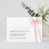 ベビーカードピンクボウ用ブック エンクロージャーカード (スタンド正面)