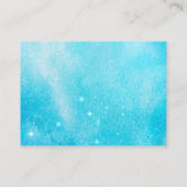 ベビーカードブルームーン&スターベビーシャワー用の本 エンクロージャーカード (裏面)