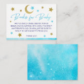 ベビーカードブルームーン&スターベビーシャワー用の本 エンクロージャーカード (正面/裏面)