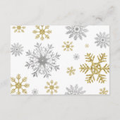 ベビーカード冬ワンダーランドの本 エンクロージャーカード (裏面)