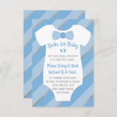 ベビーカード用の書籍、2つの小さな足 エンクロージャーカード (正面/裏面)