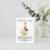 ベビーカード用の泡立て及びビールブック エンクロージャーカード (スタンド正面)