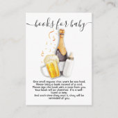 ベビーカード用の泡立て及びビールブック エンクロージャーカード (正面)