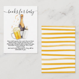 ベビーカード用の泡立て及びビールブック エンクロージャーカード