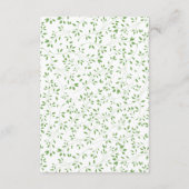 ベビーカード用スイートウッドランド動物ブック エンクロージャーカード (裏面)