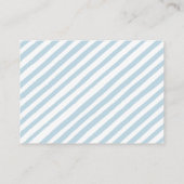 ベビーカード用テディベア赤ちゃんシャワーブック エンクロージャーカード (裏面)