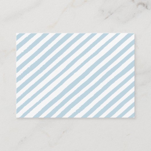 ベビーカード用テディベア赤ちゃんシャワーブック エンクロージャーカード (裏面)