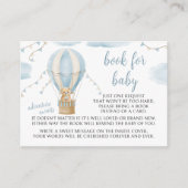 ベビーカード用テディベア赤ちゃんシャワーブック エンクロージャーカード (正面)