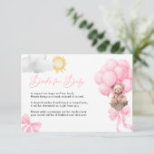 ベビーカード用テディベア エンクロージャーカード (スタンド正面)