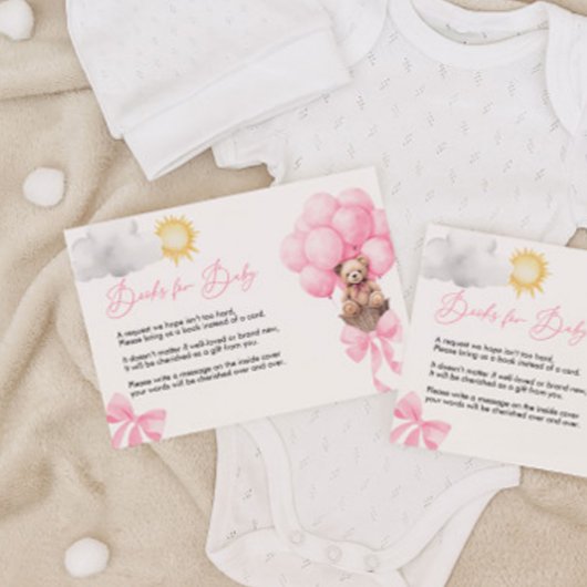 ベビーカード用テディベア エンクロージャーカード