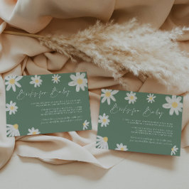 ベビーカード用ブックデイジーセージグリーン ノートカード