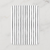 ベビーカード用ブック、ミニマリスト赤ちゃんシャワーベアP プレイスカード (裏面)