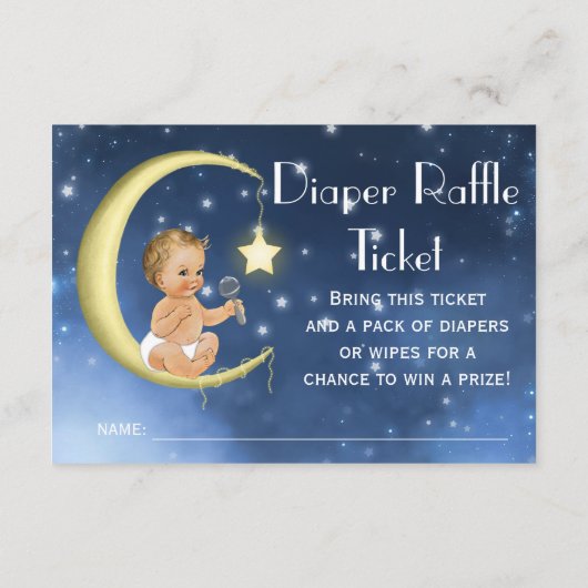 ベビーカード用ムーンブック及びおむつラッフルチケット エンクロージャーカード (裏面)