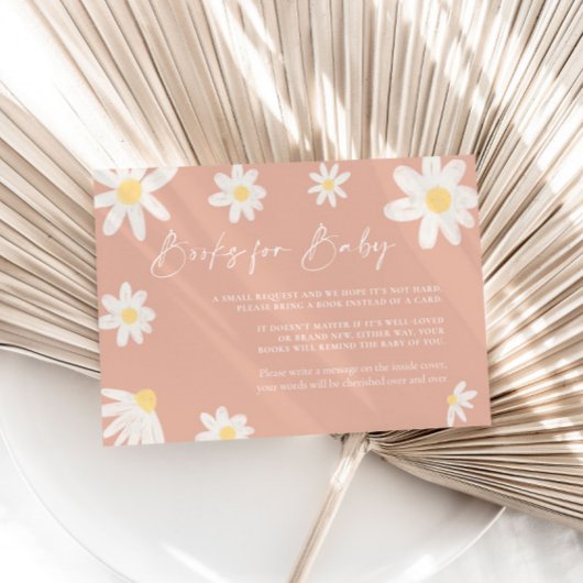 ベビーカード赤面デイジーピンク ノートカード
