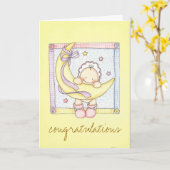 ベビーカード カード (黄色い花)