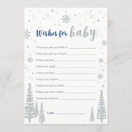 ベビーカード、ブルーボーイベビーシャワーゲームの願い 招待状