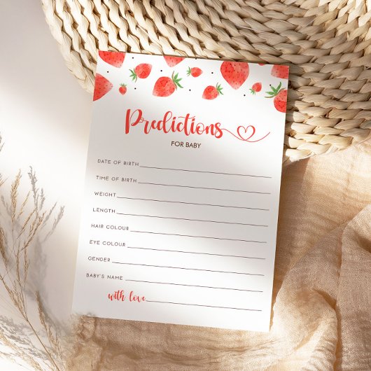 ベビーカード、ベリースイートベビーシャワーの予測 招待状