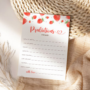 ベビーカード、ベリースイートベビーシャワーの予測 招待状