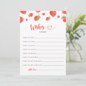 ベビーカード、ベリースイートベビーシャワーの願い 招待状 (スタンド正面)