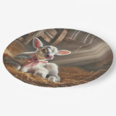 ベビーカーフインサンライトバーンドストール ペーパープレート (アングル)