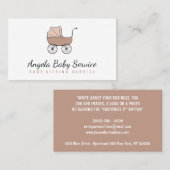 ベビーカーベビーシッター託児所子供部屋 名刺 (正面/裏面)