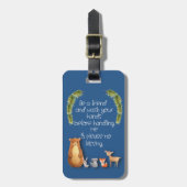 ベビーカーラベルtouchなしベビーが手を洗う ラゲッジタグ (正面縦)