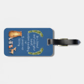 ベビーカーラベルtouchなしベビーが手を洗う ラゲッジタグ (裏面横)