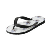 ベビーカー漫画イラストレーション キッズビーチサンダル (アングル)