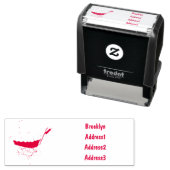 ベビーカー漫画イラストレーション セルフインキングスタンプ (インサイチュ)