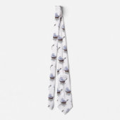 ベビーカー漫画イラストレーション ネクタイ (裏面)