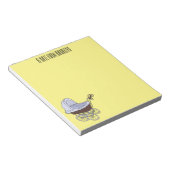 ベビーカー漫画イラストレーション ノートパッド (アングル)