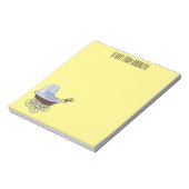 ベビーカー漫画イラストレーション ノートパッド (回転)