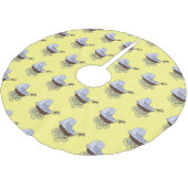 ベビーカー漫画イラストレーション ブラッシュドポリエステルツリースカート (アングル)