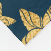 ベビーガネシャ月と星 フリースブランケット (角)