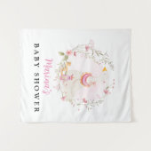 ベビーガースガチョウ赤ちゃんシャワー背景タペストリー タペストリー (正面(横))