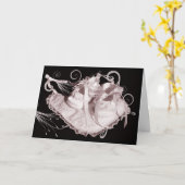 ベビーガールおめでとう新生児 カード (黄色い花)