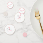 ベビーガールかわいいバプテスマのテーブル紙吹雪 コンフェッティ (グループ)