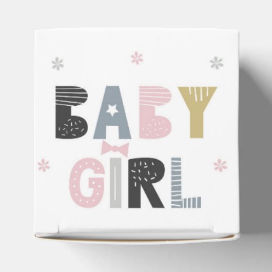 ベビーガールかわいい犬のプレゼント フェイバーボックス (上部)