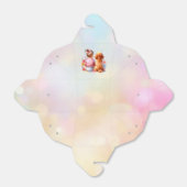 ベビーガールとアプリコットプードル フェイバーボックス (折り畳みなし)