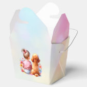 ベビーガールとアプリコットプードル フェイバーボックス (オープン)