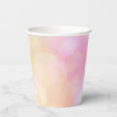 ベビーガールとアプリコットプードル 紙コップ (裏面)