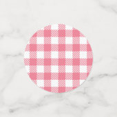 ベビーガールと子猫 |赤ちゃんシャワー コンフェッティ (スモール正面)