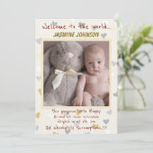 ベビーガールと彼女のバニー新着 案内状 (スタンド正面)